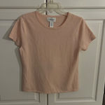 Chadwick's 100% Cashmere Pink Short Sleeve Sweater Top Womens Medium Photo 0