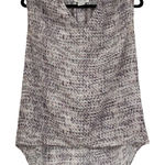 Rachel Zoe  Purple Abstract Print Sleeveless Blouse Womens M Flowy Classic Top Photo 0