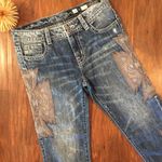 Miss Me Boyfriend Tribal Design Ankle Jeans Photo 4