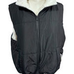 No Boundaries No‎ Boundaries Women's Black Fleece Lined Zip Up Fall Winter Hiking Vest Size XL Photo 0