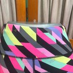 Victoria's Secret  Sport Pink and Yellow Leggings with Geometric Design Photo 6