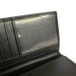 Vintage Ghurka Marley Hodgson MH Logo Black Leather Snap Tab Checkbook Wallet Photo 4