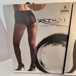 Natori  Marylin Sheer Tights Size Small Nude Black Floral Pattern St of 3 Photo 2