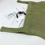 Balmain Vichy Gingham Knit Tank Top Olive Green 44 FR 12 US NWT DF0AB051KH60 Photo 14