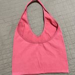 Urban Outfitters UO Out From Under Pink Ribbed Halter Top Photo 1