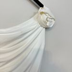 Bardot Lilita Rosette One-Shoulder Stretch Jersey Midi Dress in Orchid White XS Photo 4