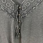 Lucky Brand Trim Mix Long Sleeve Henley Grey Size L Photo 4