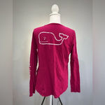 Vineyard Vines SALE! Women’s Cranberry L/S Tee Size M EUC Photo 1