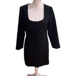 J.Crew  Sophia mini dress in maritime tweed Black NWT 10 Photo 1