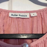 Roller Rabbit  | Lucy Popover Top Blouse Pink Long Sleeve Dots size Small​ Photo 3