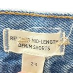 Madewell  Denim Shorts Steenwick Wash High Rise Distressed Size 24 Photo 6