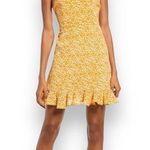 Bardot  FLORAL RUFFLE HEM MINI DRESS LARGE Photo 0