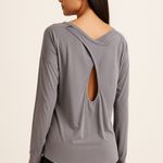 Lululemon Back Into It Long Sleeve Shirt Gray Photo 1