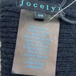 Jocelyn Faux Fur Pom Pom Sequin Knit Beanie Hat OS Black Silver $75 Photo 3