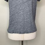 Madewell  Gray Crewneck Slub Cotton Short Sleeves Tee Photo 8