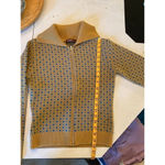 Italian wool sweater zip jacket Yellow Photo 5