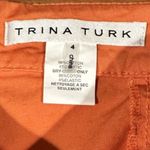 Trina Turk Orange Hot Mini Shorts Size 4 Summer Vacation Resort Beach Photo 4