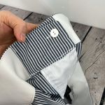 Lane Bryant  The Allie Crop Pants gray white stripes size 20 Photo 10