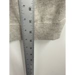 J.Crew Womens Gray Short Sleeve Knit Polo Shirt With Cashmere Size Medium Photo 5