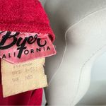Byer California 1970s Red Terrycloth Midi Dress Photo 8