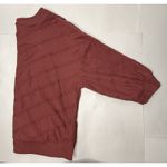 Vera Wang Simply Vera Top Women's Size XL Velvet Mauve Textured Career Sweatshirt Comfort Photo 9