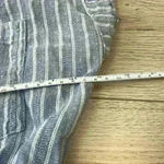 Japna  Blue Button Down Mini Dress Size Large Photo 6