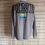 PINK - Victoria's Secret Victoria’s Secret PINK Grey College Sweatshirt Photo 6