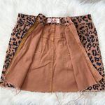 We The Free Leopard Print Mini Skirt Womens Size 26 Zip Up Baddie Mob Wife Chic Photo 2
