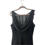 Jones New York BLACK SHEER CHIFFON JEWELED BODICE DRESS SIZE 16 Photo 5