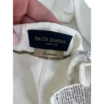 Piazza Sempione Emanuela White Cotton Blend Side-Zip Trousers Made in Italy Photo 4