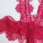 Frederick's of Hollywood Lace Thong Teddy Lingerie New With Tags Photo 4