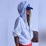 Free people movement NWT two step zip up hoodie jacket Gray Size M Photo 2