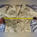 New Direction Vintage  Floral Cream Wavy Lines Blazer Medium Photo 4
