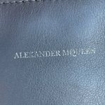 Alexander McQueen women’s Inside Out gray calfskin leather shopper tote bag Photo 3