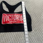 Victoria's Secret  Sport Bra Women's Large Black Red‎ Logo Racerback Gym Athletic Photo 7