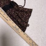 City Triangles Vintage  Bell Sleeve Midi Dress M Brown Mesh Ditzy Floral Phoebe Photo 8