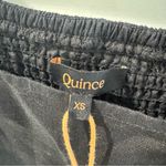 NWT Quince 100% European Linen Scoop Neck Midi Dress Black XS Photo 7