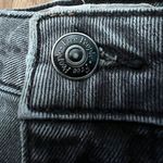 Free People  Denim Shorts with Stretch Size 29 Gray Black Jorts Photo 5