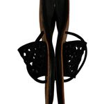 Paul Green  Laser Cut Black Low Wedge Thong Sandal, Sz UK 6, US 8.5 Photo 6