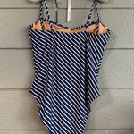 J.Crew NWT Women’s  Nautical Balconette Underwire One-Piece Swimsuit size 16 Photo 3