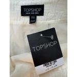 Topshop  Mini Skirt Textured White‎ Party Cocktail Career Size US 10 Photo 4