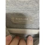 Everlane Women’s Organic Cotton Pullover Waffle Knit Sweatshirt Size XXL Photo 3