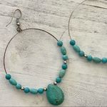 Big round turquoise earrings Photo 7