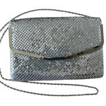 Source Unknown Vintage Silver Sequins Mesh Chain Strap Crossbody Bag Photo 0