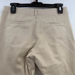 Quince Ultra Stretch Ponte Straight Leg 4-Pocket pants in Ecru Women's M Petite Photo 3