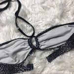 Norma Kamali leopard halter bikini top large Photo 2