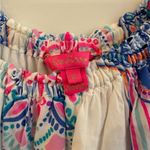 Lilly Pulitzer Fawna Mini Dress XL Multi Seaside Shindig Off-The-Shoulder $245 Photo 3