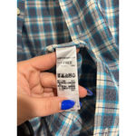 MOUSSY Plaid Cotton Button Down Shirt Blue Check Oversized Free Size Japan Photo 3