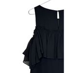 Gianni Bini Giani Bini Women's Dress Mini Sleeveless Cold Shoulder Lace Lined Black Small Photo 5