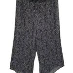 Retrelogy Women’s Wide Leg Cropped Pants Black Size XL Photo 0